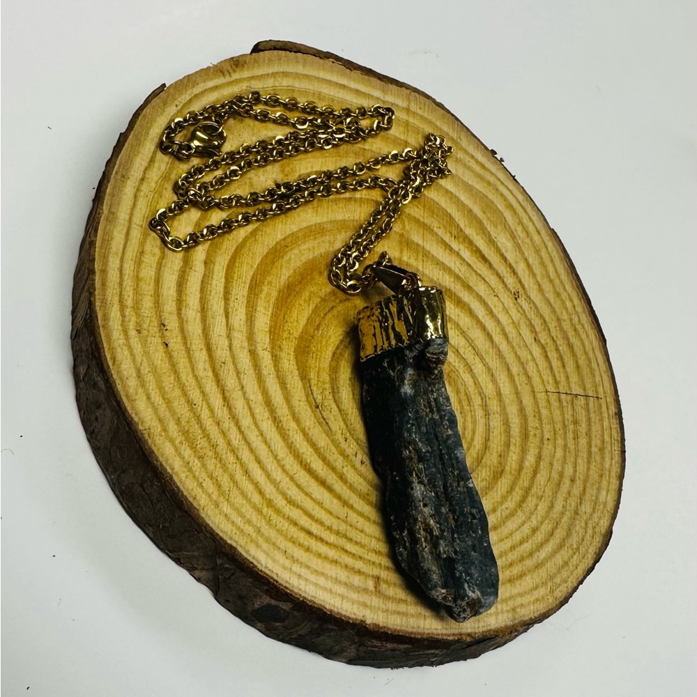 Geode agate necklace - Picture 4 of 6